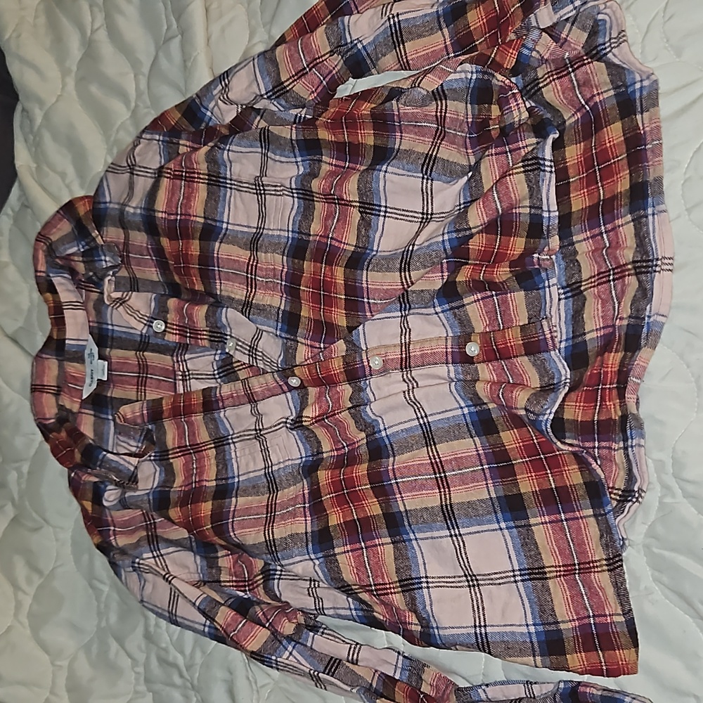 Womens long sleeve button down